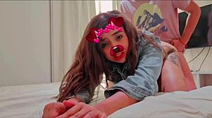 Blonde amateur gets fucked doggystyle in homemade compilation.