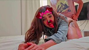 Blonde amateur gets fucked doggystyle in homemade compilation.