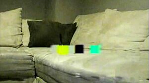 Sophie feels intense pleasure in black lingerie while masturbating on webcam