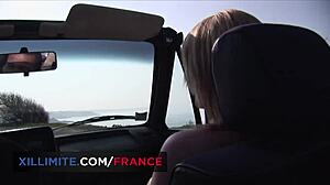 Outdoor Anal Sex with Hot Blonde Babe in Tight Action