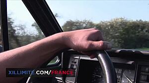 Outdoor Anal Sex with Hot Blonde Babe in Tight Action