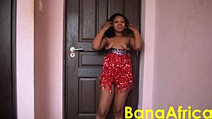 Ebony Amateur With Natural Tits Shakes Her Boobs While Dancing