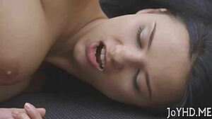 Teen licks rod and gets bonked hard, wow!