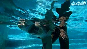 Hot Teen Amateur Slammed by BBC Underwater Thrills