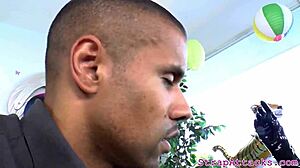 Big-Tits Milf Dominatrix Toys with Her Submissive