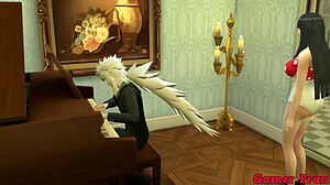 If it was in HD it was Jiraiya's erotic adventure with Hinata on the piano