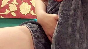 Slutty Girl Orgasms From Intense Pussy Fingering Closeup