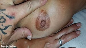 Jaylean showcases her big natural tits.