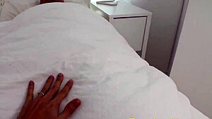 amateur brunette teen gets creampied in pov