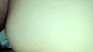 this amateur wife is getting fucked doggystyle, bent over her ass 😈