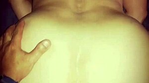 Latina Amateur Wife's Big Ass Orgasms During Rough Fucking and Receives Cumshot.