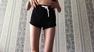 Student strips and bends over for doggystyle assfucking!