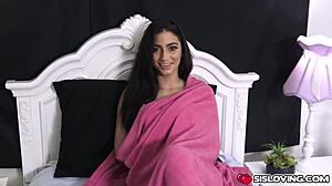 Jasmine Vega Sucks Stepbro's Chunky Cock