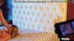 Kayley Gunner Licks Cum Bazooka In Lingerie Photoshoot