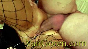 the blonde in a sexy dress chats with two guys at the party