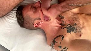 Big balls gay amateur sucks huge dick in blowjob