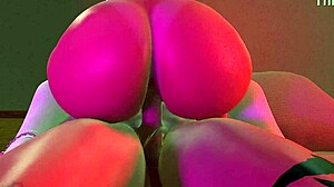 An 18-year-old goddess rides me in this 3D hentai animation.