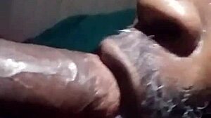 Gay men share intense blowjob