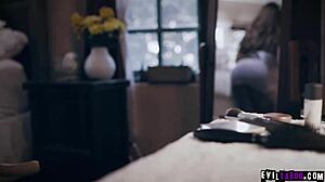 Hot models Demi Sutra and Anny Aurora start interracial lesbian sex