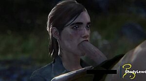 Ellie is sucking dick in this 3D game