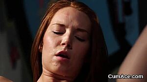 Wacky Idol Receives Cumshot On Face While Sucking