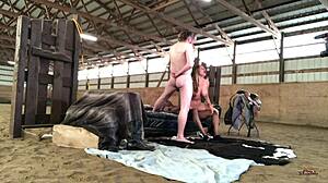 Sloan Rider Blows Coach Cardher and Rides Randy Denmark in Cowboys & Indians Scene