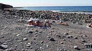 Blind Lust In Public Outdoor Blowjob With Big Tits And Cumshot