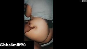 Thick latina hotwife sucking and fucking bbc monster cock!