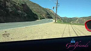 I had a beach date with Kourtney Ray who loved pussy play and road head POV
