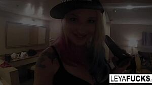 Leya Falcon Gets So Horny She Cant Contain Herself