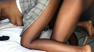 Fuck That Slender Teen's Tight Pussy In Doggystyle!