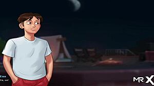 Peeping At Naked People Through Binoculars In Summertime Saga