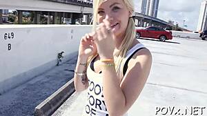 Glamorous Bitch Opens Her Mouth To Perform Blowjob.