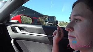 I had a beach date with Kourtney Ray who loved pussy play and road head POV