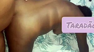 i cum in the black woman's ass after massaging her big natural tits and pussy