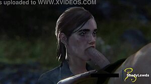 Ellie is sucking dick in this 3D game