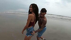 Manoella Fernandes Strips Naked On Itanhaém Beach!