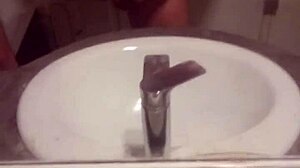 Young gay guy casually indulges in solo masturbation session