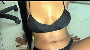 i picked up a submissive peruvian star who sucks pussy in lingerie