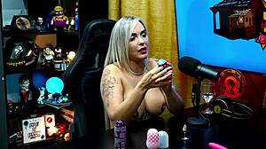 Kiara Blay Shows Off Body In Public Podcast