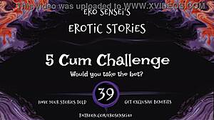 Women face 5 cum challenge in erotic pov game