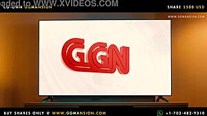 Brunette Passionately Licks Stockings On Camera