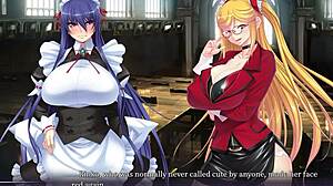 in taimanin yukikaze 2, rinko takes the black way in part 18