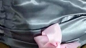 Skirtshouse features a silver satin skirt design