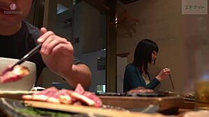 She Sneaks Away from Date to Get Nailed in Hotel Room