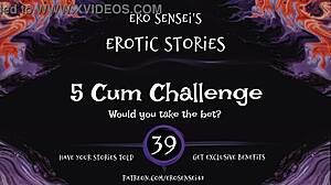 Women face 5 cum challenge in erotic pov game