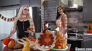 Milf Armani Black's Intense Thanksgiving Fuck