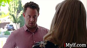 Amber Chase as milf sneaks meeting with hot stud in full movie