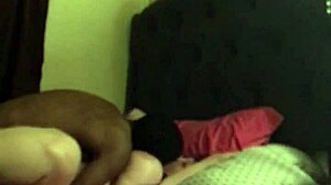 Bbw with big tits slayed by slim black guy