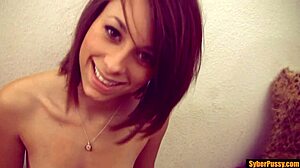 Riley Jensen Exclaims: No Cock to Fuck, So She Rides the Sybian Machine Hard!